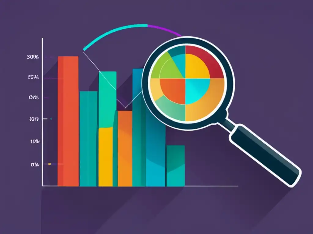 Gráfico con lupa: Identificar productos populares y alta demanda - Estrategias de marketing de afiliados