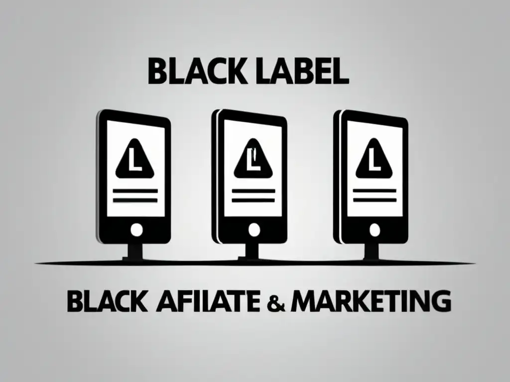 Diferencias etiquetas blancas y negras en marketing afiliados