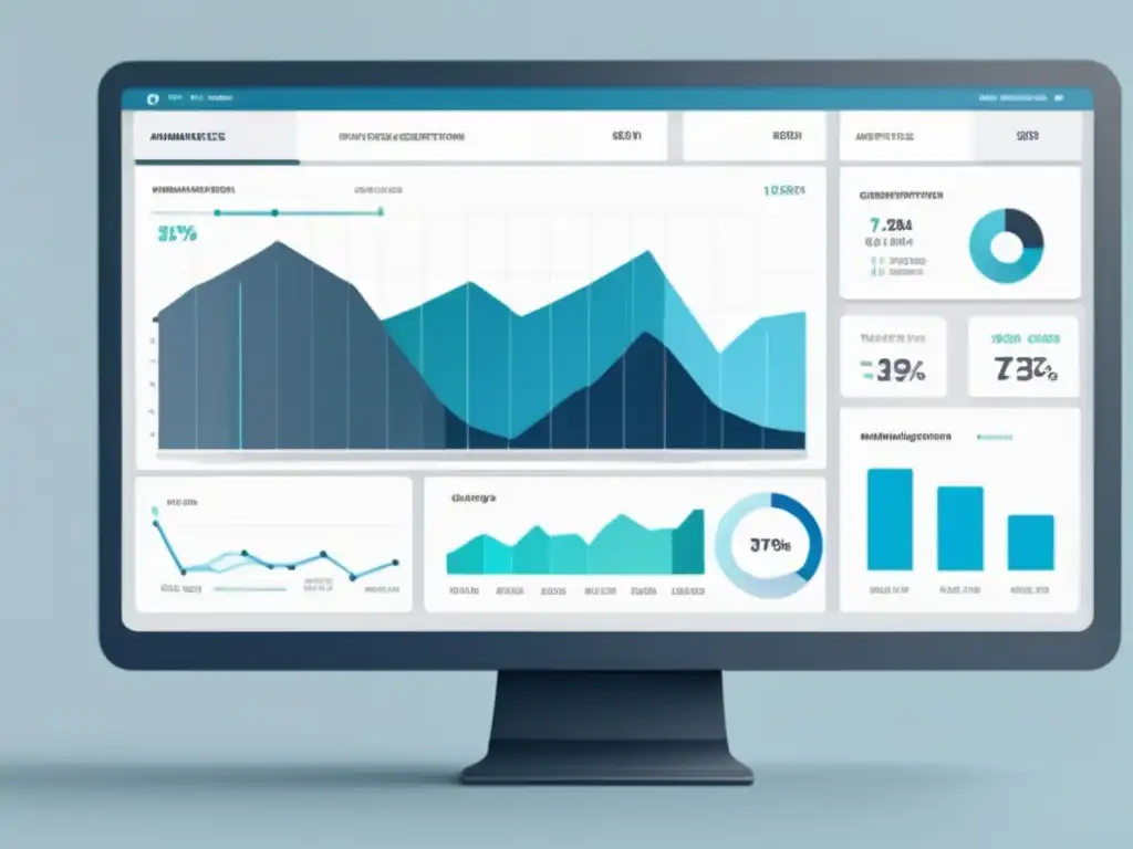 Dashboard de análisis digital con herramientas de afiliados para segmentar audiencia y maximizar ingresos