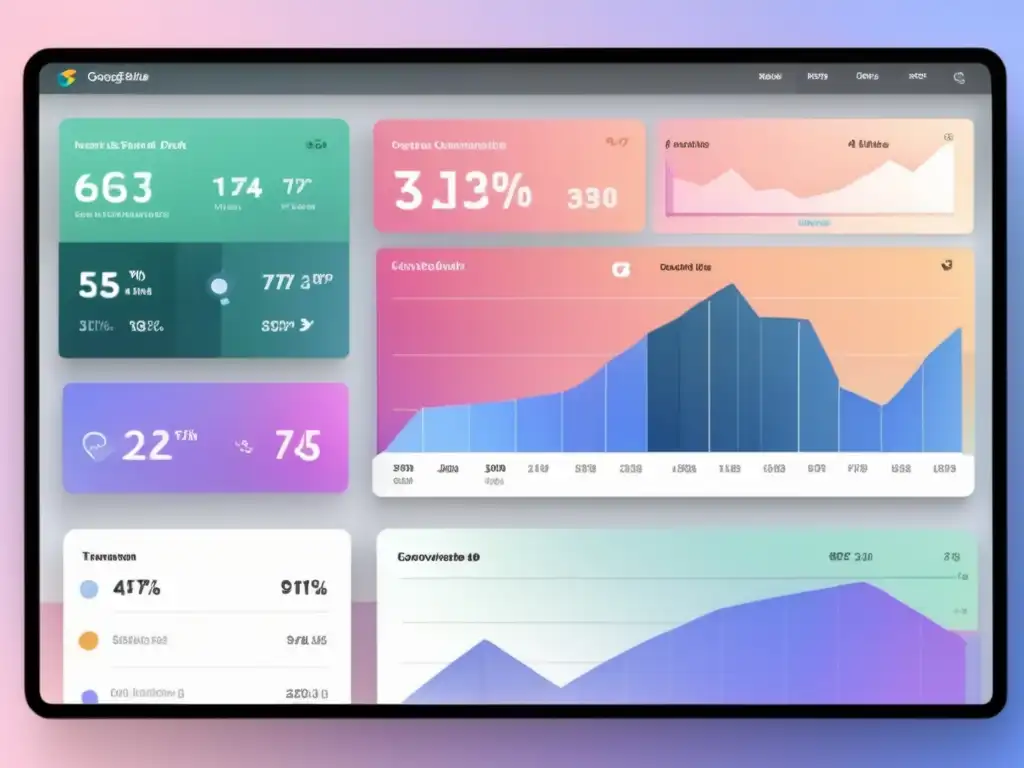 Dashboard minimalista de Google Data Studio