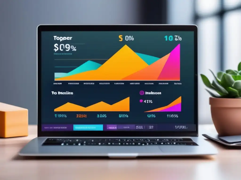 Dashboard de plataforma de afiliados: gráficas, estadísticas y eficiencia