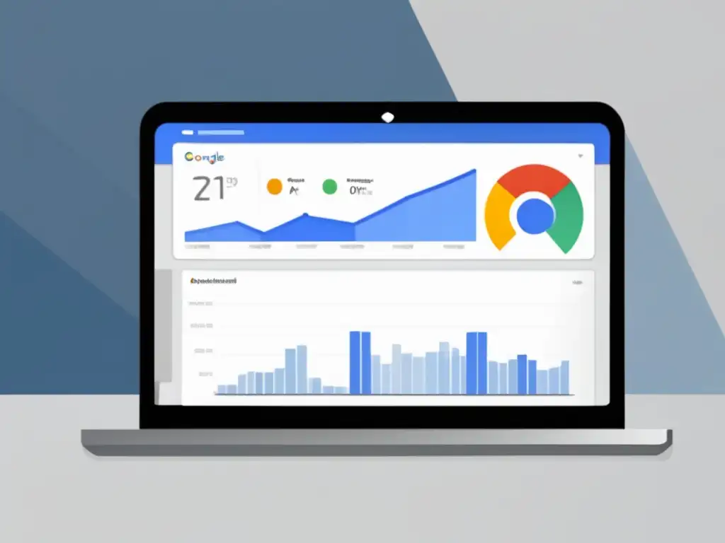 Dashboard Google Analytics: métricas tráfico web, conversiones, interacción