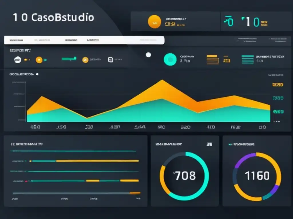 Dashboard digital futurista: Herramientas de research de mercado para marketing de afiliados