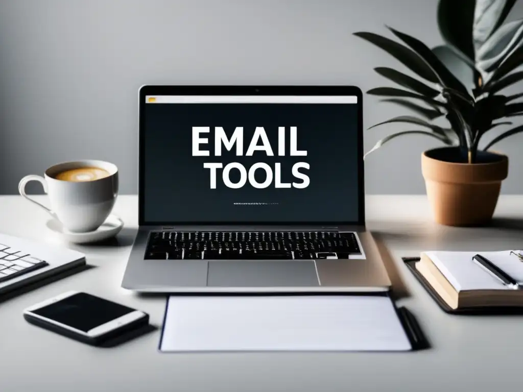 Herramientas de email marketing para afiliados en un diseño minimalista y moderno