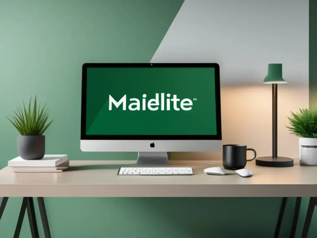 Espacio de trabajo eficiente, con beneficios y ventajas del programa de afiliados de MailerLite