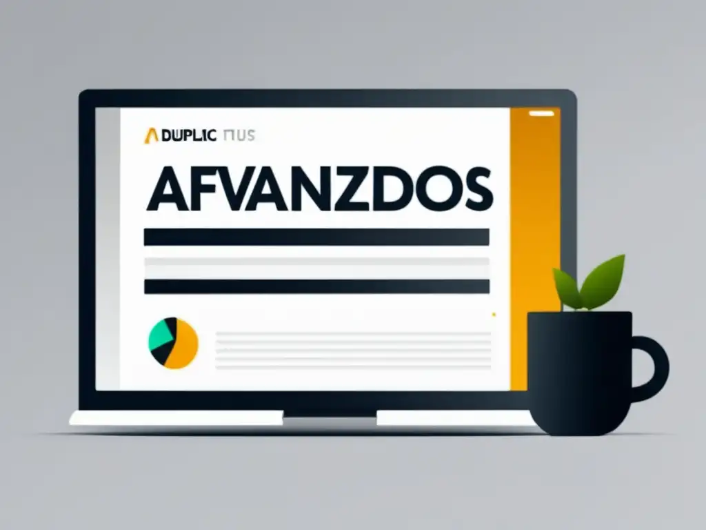 Técnicas avanzadas de marketing de afiliados con diseño minimalista y moderno