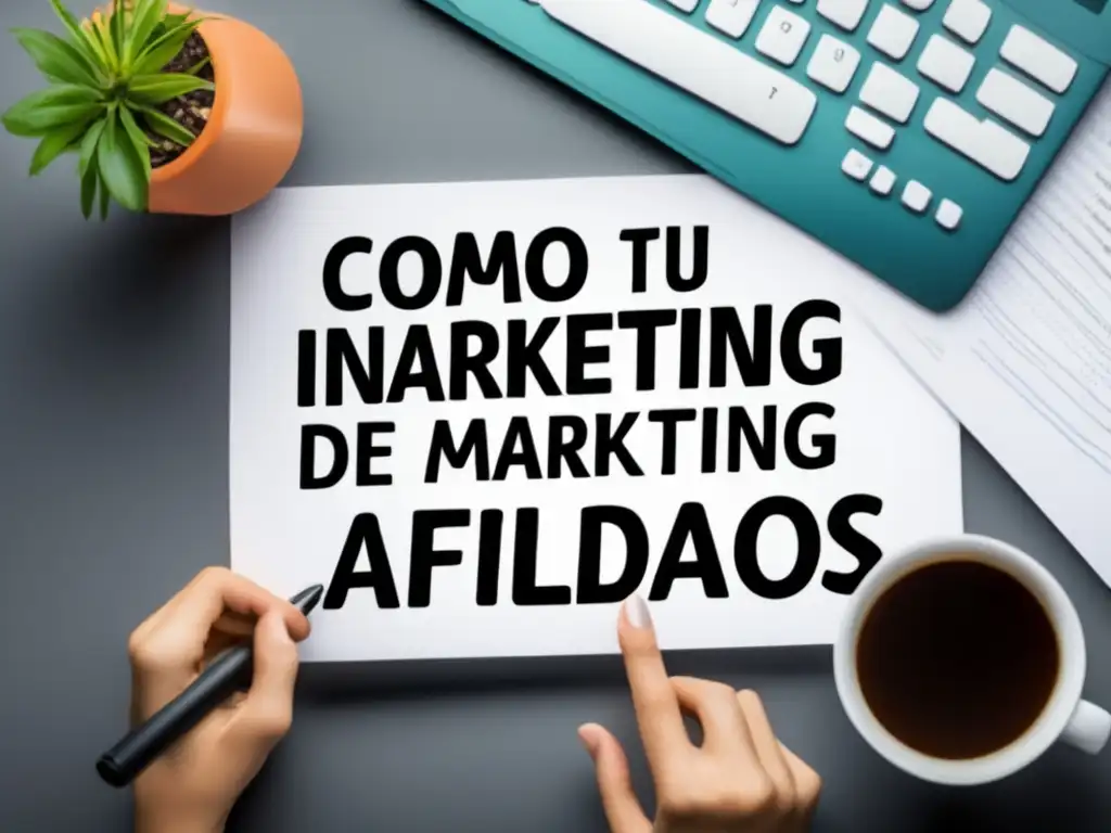 Pasos clave para comenzar en el marketing de afiliados