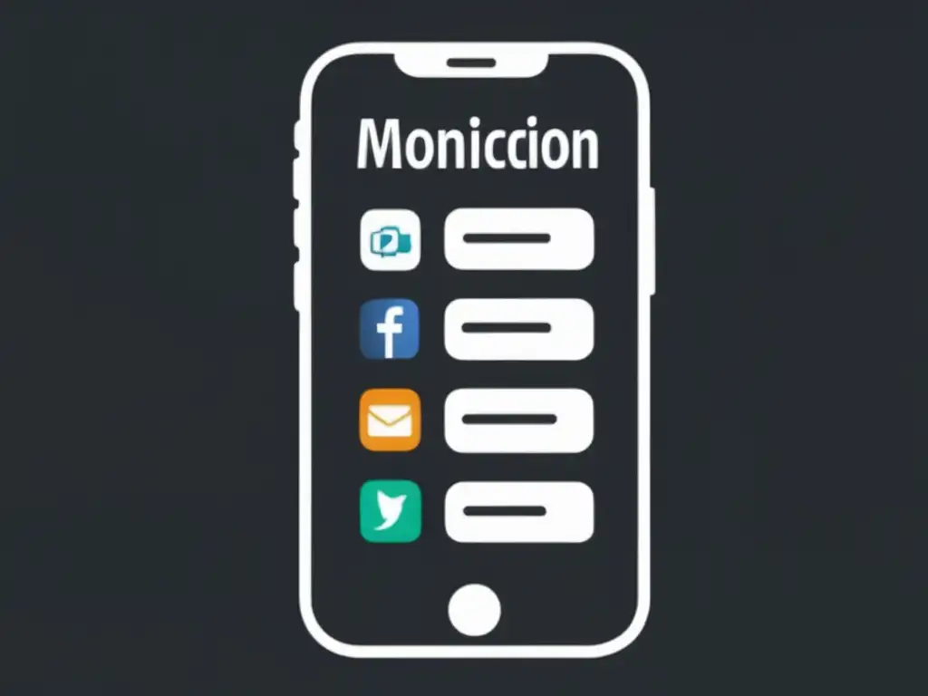 Iconos de aplicaciones móviles para marketing de afiliados en un elegante fondo negro