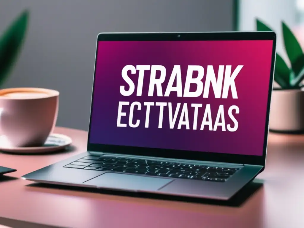 Imagen destacada: Laptop moderna con logo ClickBank, estrategias efectivas, programa de afiliados de ClickBank