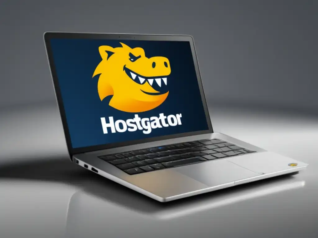 Laptop con logo HostGator: Programa de Afiliados de HostGator