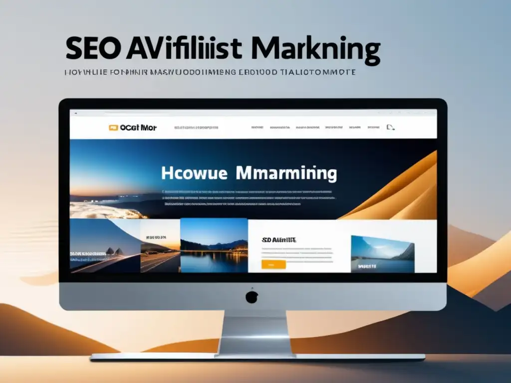 Diseño web moderno con técnicas de SEO para aumentar ingresos en marketing de afiliados