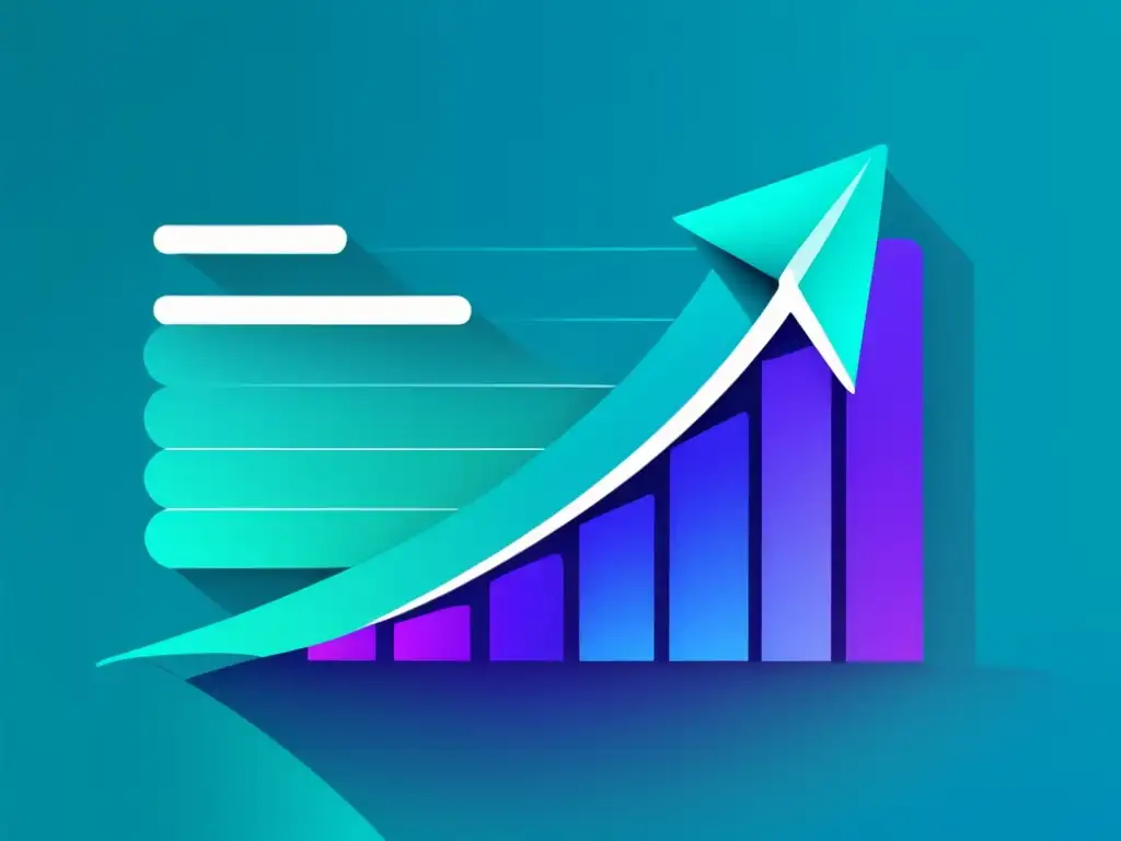 Tendencias en el marketing de afiliados: gráfico minimalista y moderno con íconos representando redes sociales, carrito de compras, dólar y lupa