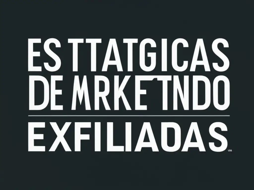 Imagen elegante de estrategias de marketing de afiliados exitosas