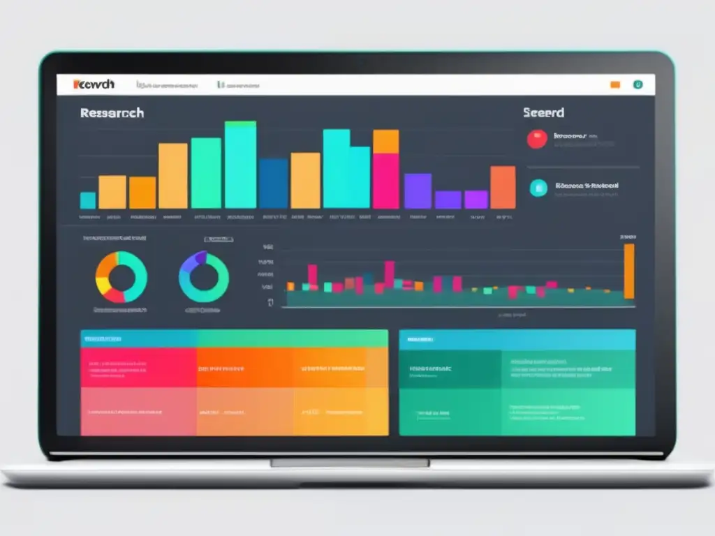 Herramienta SEO: Gráficos, análisis y opciones para estrategias de palabras clave en marketing de afiliados