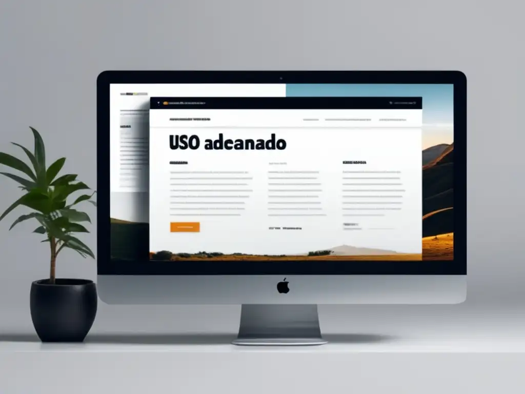 Interfaz web moderna y minimalista con técnicas de SEO para generar contenido efectivo en el marketing de afiliados