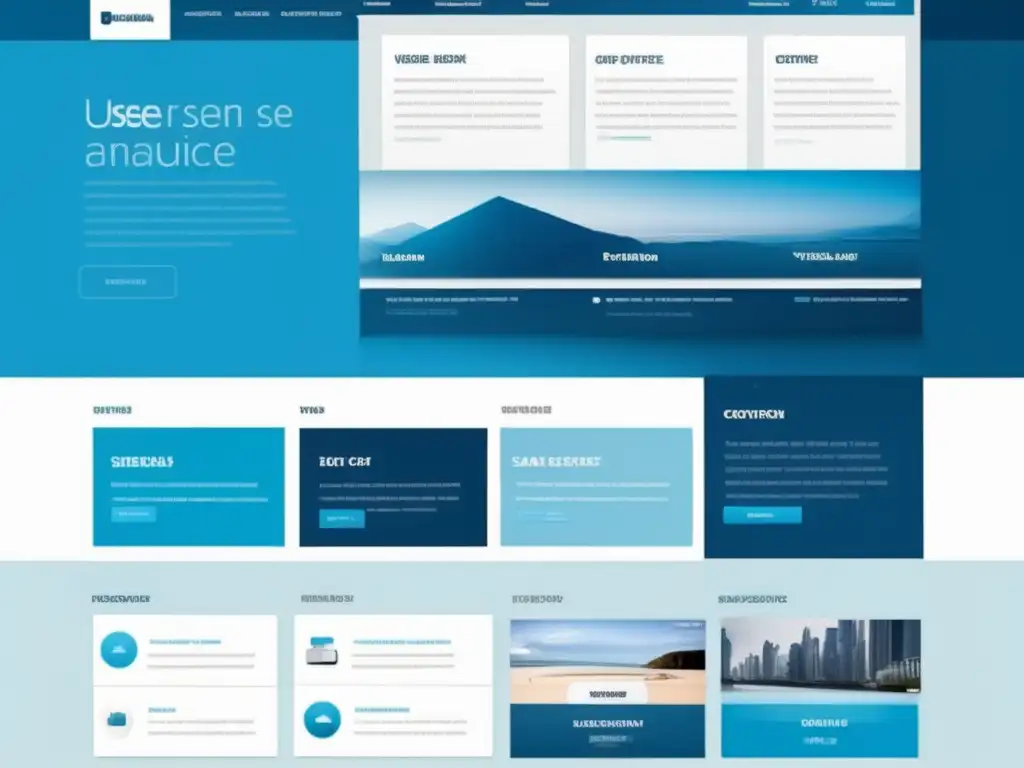 Interfaz web minimalista y moderna, con diseño limpio y atractivo