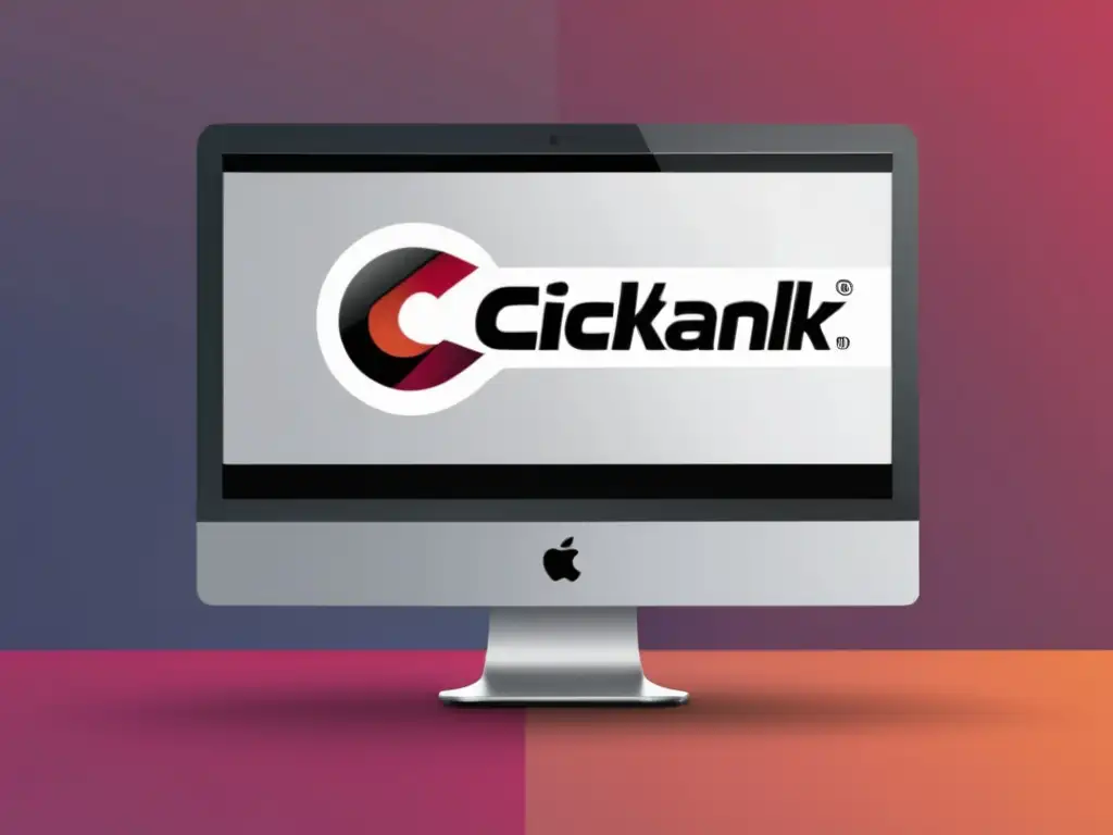 Diferencias entre ClickBank y ShareASale: pantalla dividida con logos de alta resolución, diseño minimalista y fondo moderno