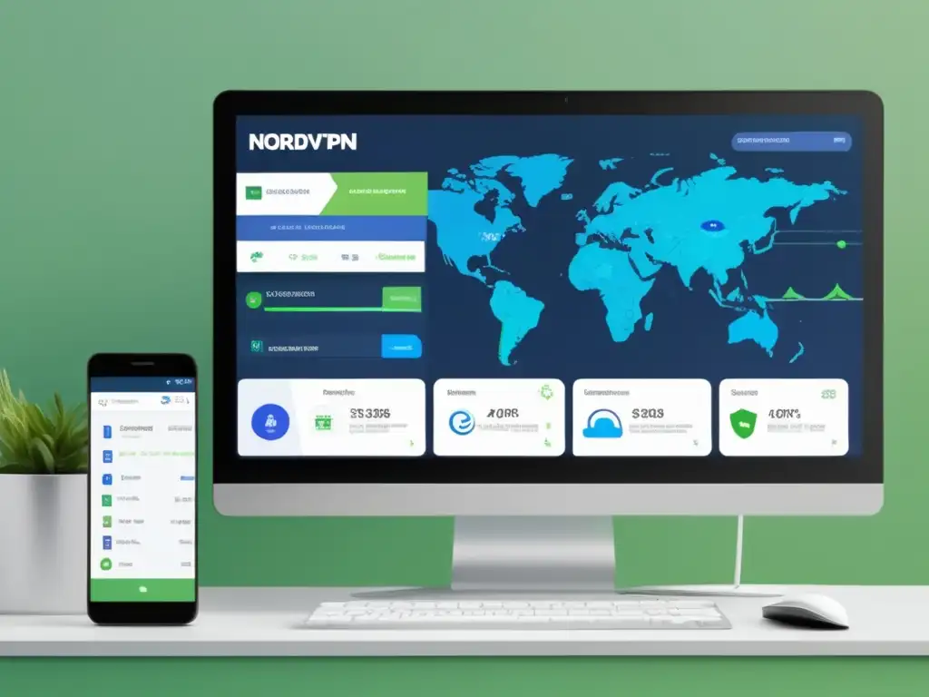 Programa de afiliados de NordVPN: éxito y crecimiento en pantalla minimalista