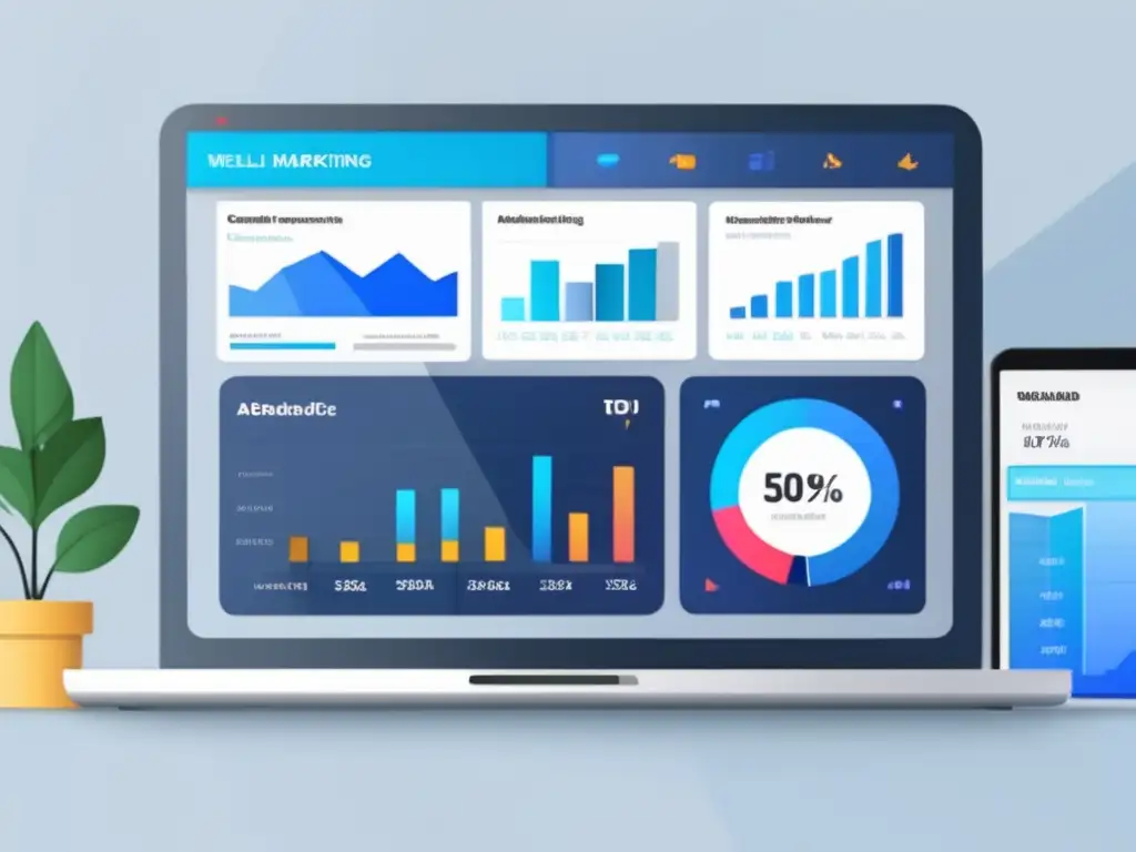 Dashboard de marketing de afiliados: métricas, segmentación de audiencia, selección de productos, contenido y promoción efectiva en varios canales