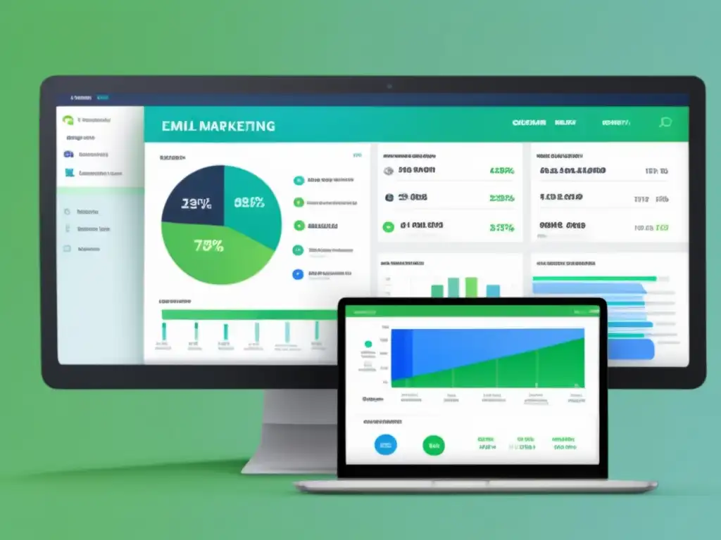 Herramientas de email marketing para afiliados en un dashboard moderno y eficiente