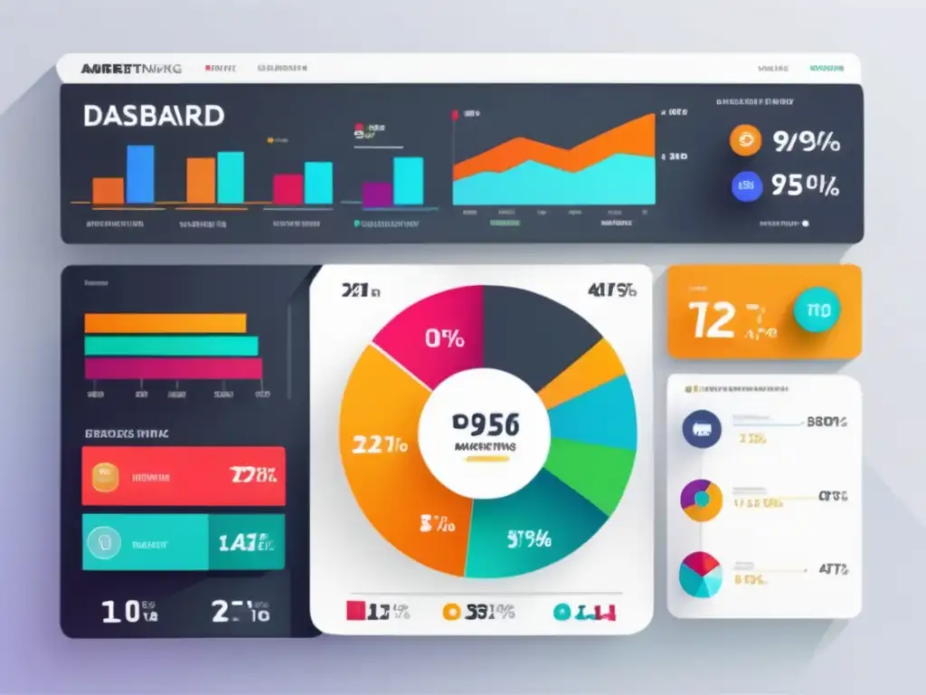 Dashboard de marketing de afiliados con herramientas de seguimiento y métricas