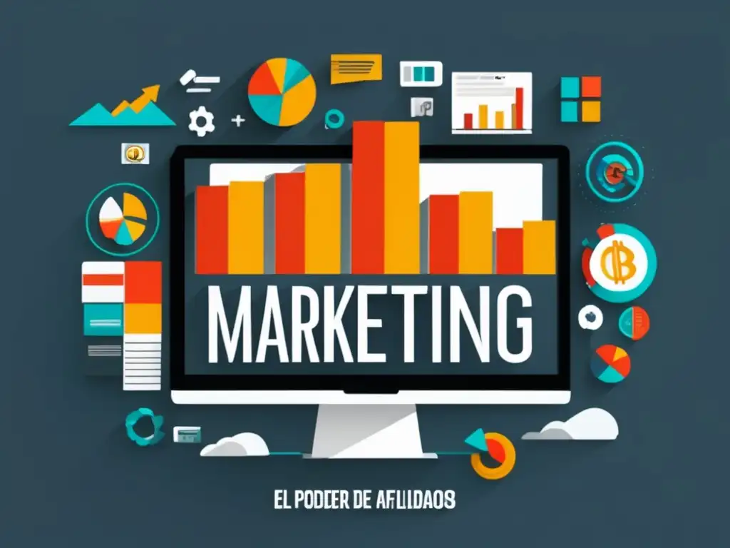 Estudios de caso exitosos en marketing de afiliados: Imagen representativa del poder del marketing de afiliados