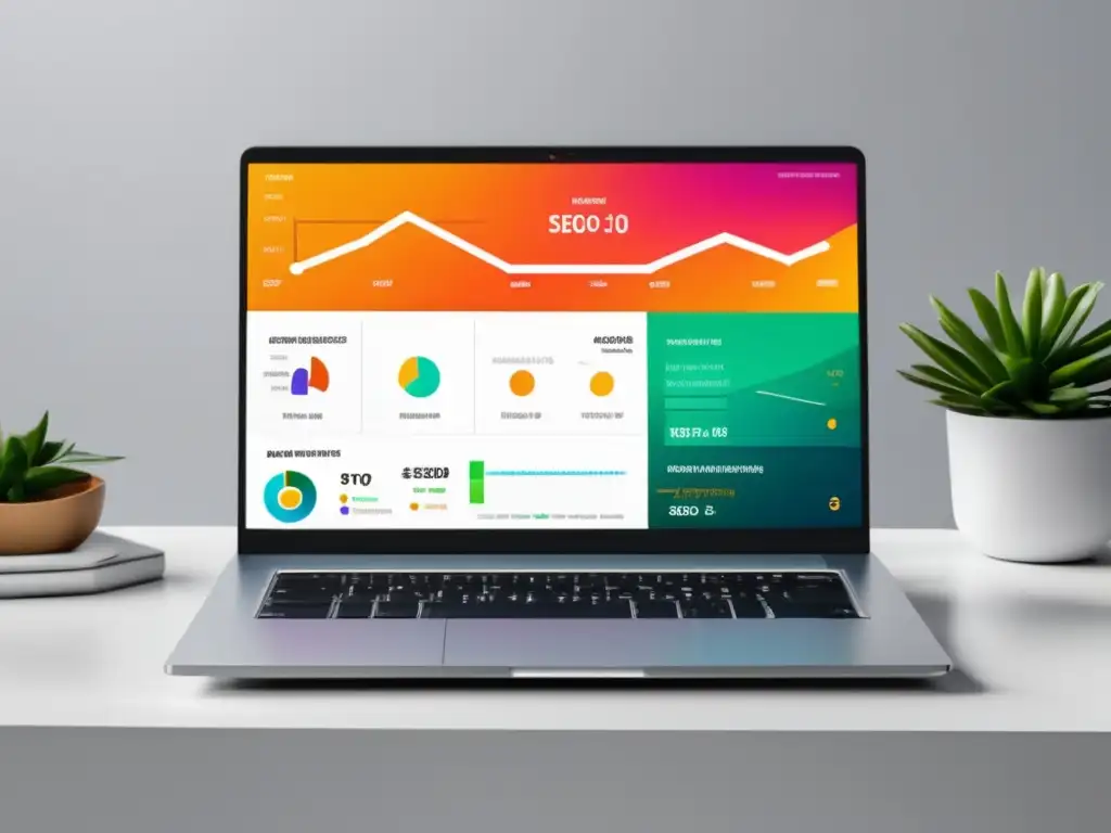 Herramientas SEO para marketing de afiliados, con gráficos modernos y datos relevantes