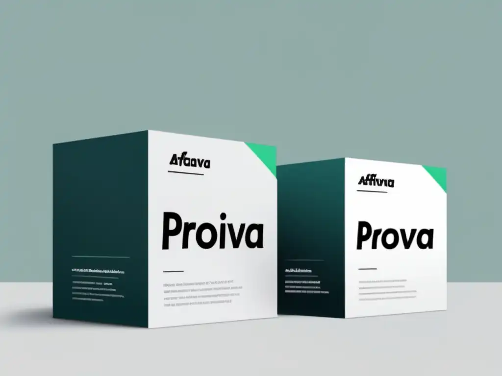 Programa de afiliados de Tailwind y Canva: diseño minimalista y profesional en dos cajas con logotipos y características clave