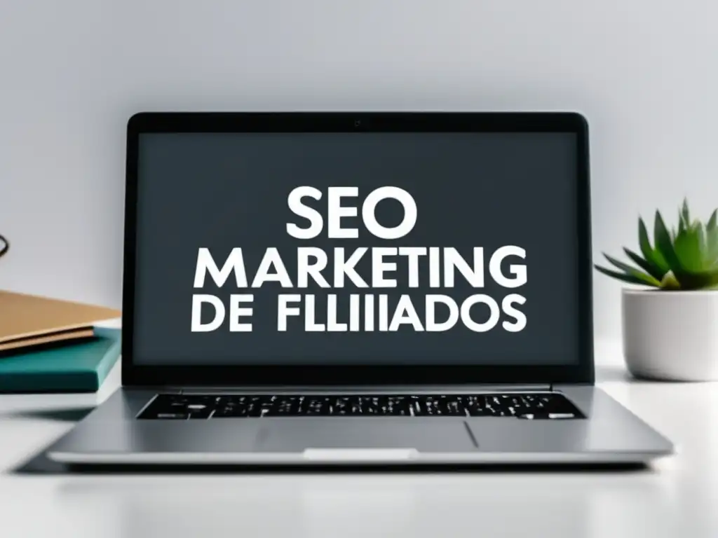 Laptop SEO: Marketing de afiliados