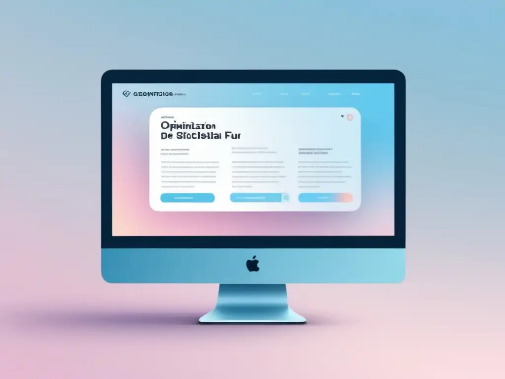 Sitio web minimalista y moderno