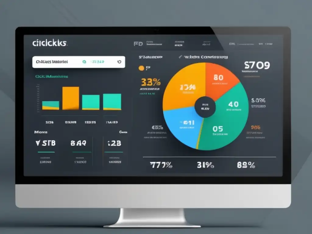 Tablero de métricas y análisis para estrategia de marketing de afiliados exitosa