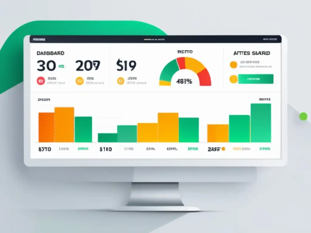 Herramientas de seguimiento de afiliados de alta calidad en un dashboard moderno y elegante