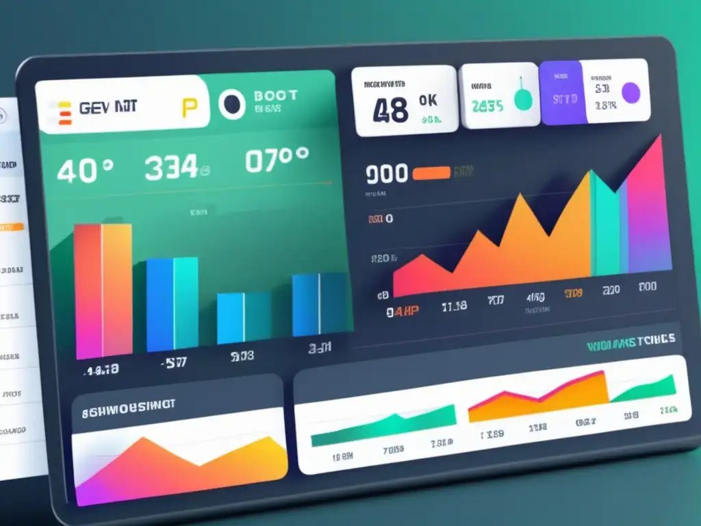 Panel de control de marketing de afiliados: seguimiento de resultados y análisis con diseño y gráficos ultra detallados (110 caracteres)