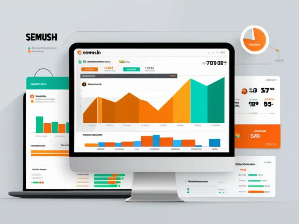 Dashboard programa de afiliados SemRush: gráficos, estadísticas y ganancias