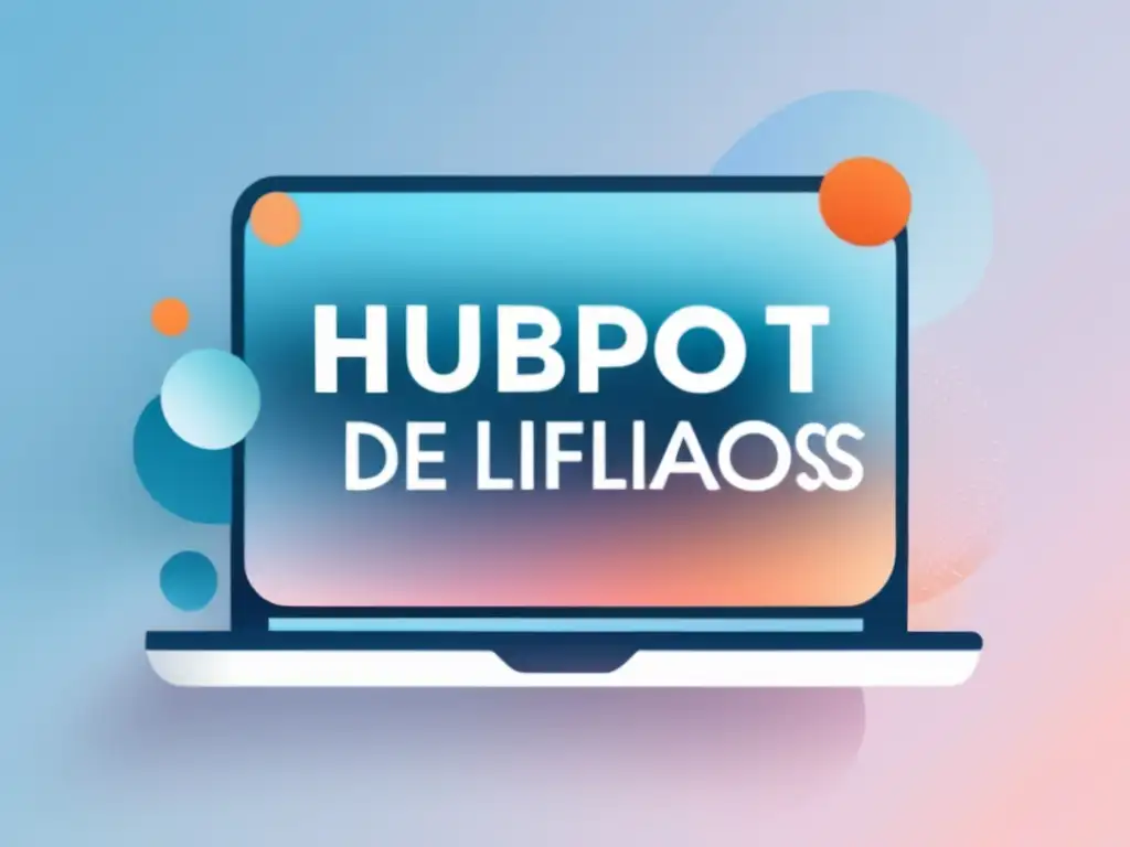 Imagen promocional del programa de afiliados de HubSpot con diseño minimalista, simbolizando colaboración y éxito